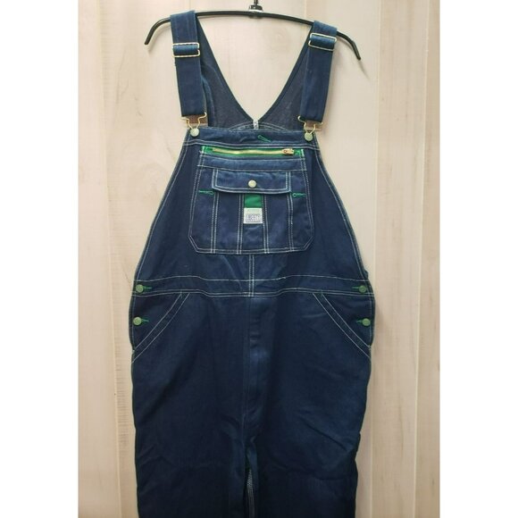 Liberty Denim Overalls Men's Size 40 x 32 Blue Cotton Workwear Farmer Carpenter - Picture 3 of 10